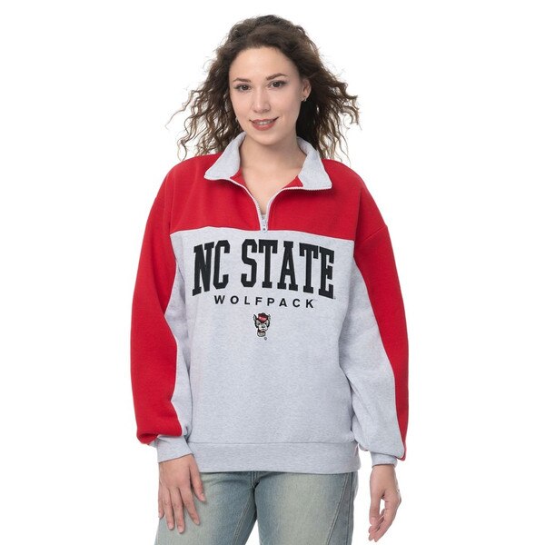 Red/Grey Ladies Huddle Colorblock Q